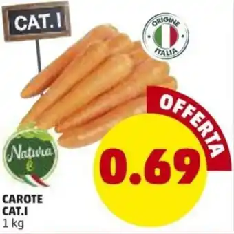 PENNY Natura Carote Cat.I 1kg offerta