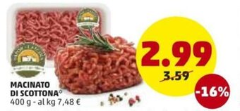 PENNY Macinato di Scottona 400g offerta