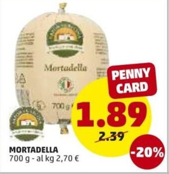 PENNY Mortadella 700g offerta