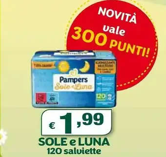 Galassia Pampers Sole E Luna Salviettine , 120 Pz offerta