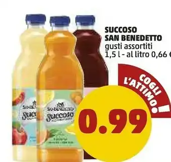 PENNY San Benedetto Succoso Gusto Frutti Rossi 1500 G(ml) offerta
