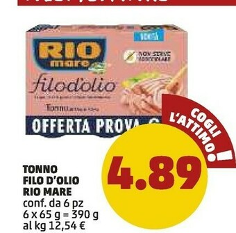 PENNY Rio Mare Tonno All'Olio Di Oliva Filodolio offerta
