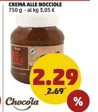 PENNY Crema Alle Nocciole 750 G offerta