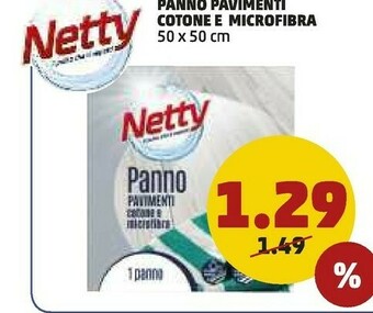 PENNY Netty Panno Pavimenti Cotone E Microfibra offerta