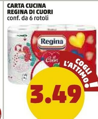 PENNY Regina Carta Cucina offerta