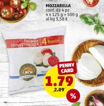 PENNY Mozzarella 4pz 125g offerta