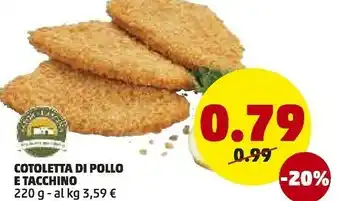 PENNY Sapor Di Cascina Cotoletta Di Pollo E Tacchino offerta