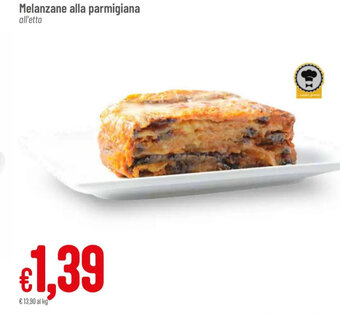 Pan Melanzane alla parmigiana offerta