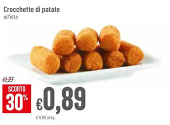 Pan Crocchette di patate all'etto offerta