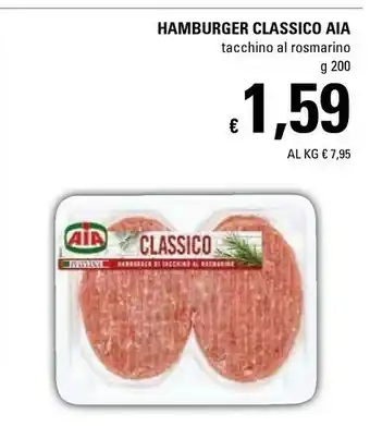 Basko Aia AIA - Hamburger di Tacchino con Rosmarino 200 g(ml) offerta