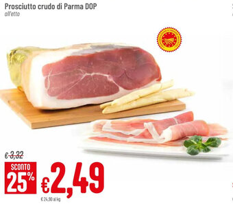 Pan Prosciutto crudo di Parma DOP all'etto offerta