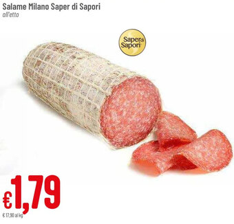 Pan Salame Milano Saper di Sapori offerta