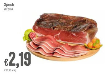 Pan Speck all'etto offerta