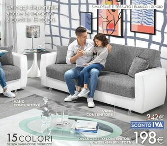 Mondo Convenienza Divano Letto Contenitore offerta