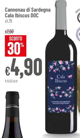Cannonau di Sardegna Cala Ibiscus DOC cl.75