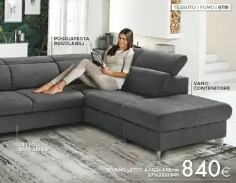 Mondo Convenienza Divano Letto Angolare 27x122x94h offerta