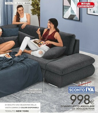 Mondo Convenienza York Divani letto offerta