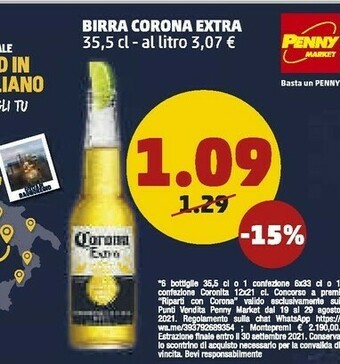 PENNY Corona Extra Corona - 355 G(ml) offerta