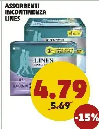 PENNY Lines Assorbenti Incontinenza offerta