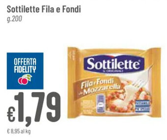 Pan Sottilette Fila e Fondi g.200 offerta