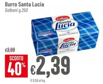 Pan Burro Santa Lucia Galbani g.250 offerta