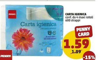 PENNY Carta Igienica offerta