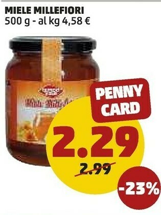 PENNY Miele Millefiori offerta