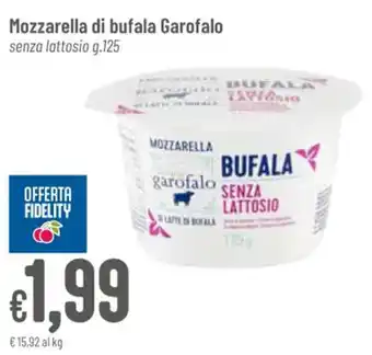 Pan Mozzarella di bufala Garofalo senza lattosio g.125 offerta