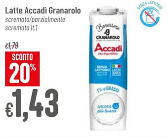 Latte Accadì Granarolo scremato/parzialmente scremato It.1