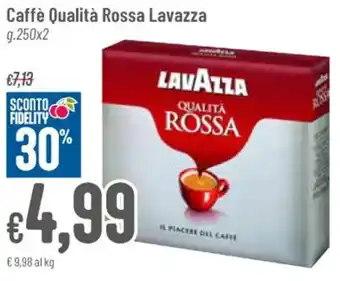 Pan Caffè Qualità Rossa Lavazza g.250x2 offerta