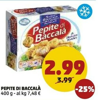 PENNY Pepite Di Baccala 400g offerta