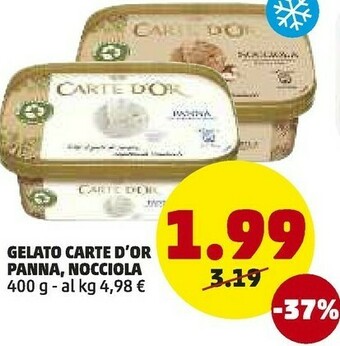 PENNY Algida Carte D'Or Panna 400 G(ml) offerta