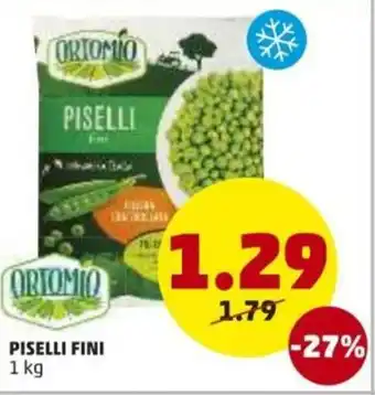 PENNY Ortomio Piselli Fini 1kg offerta