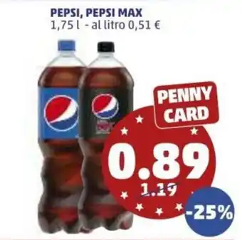 PENNY Pepsi, Pepsi Max 1,75l offerta