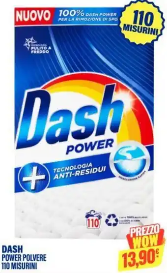 DASH POWER POLVERE 110 MISURINI