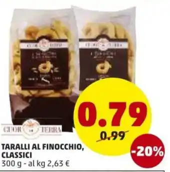 Cuor di Terra Taralli Al Finocchio, Classici 300g