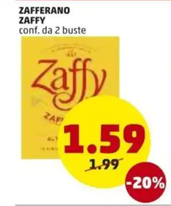 PENNY Zaffy Zafferano 2 buste offerta