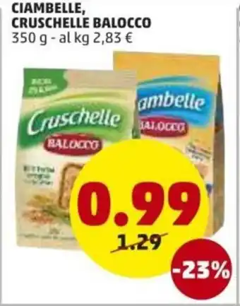 PENNY Balocco Ciambelle, Cruschelle 350g offerta