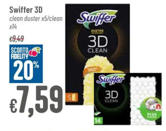 Swiffer 3D clean duster x5/clean x14
