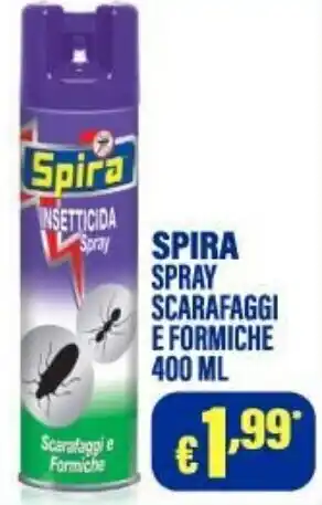 SPIRA SPRAY SCARAFAGGI E FORMICHE 400 ML