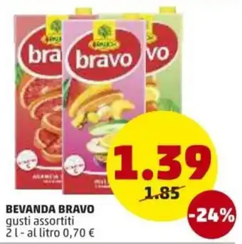 PENNY Bevanda Bravo 2l offerta