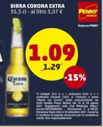 PENNY Corona Extra Birra 35,5cl. offerta