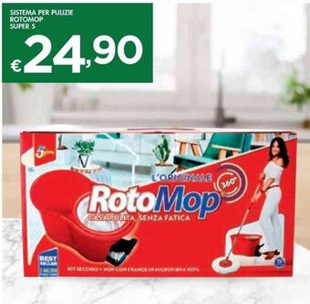 Bennet SISTEMA PER PULIZIE ROTOMOP SUPER 5 offerta