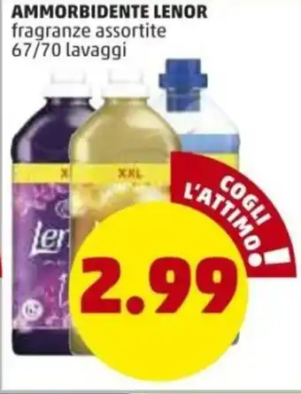PENNY Lenor Ammorbidente 67/70 lavaggi offerta