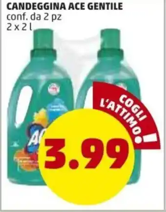 PENNY Ace Gentile Candeggina 2pz. 2l offerta