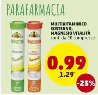 PENNY Multivitaminico Sostegno, Magnesio Vitalità offerta