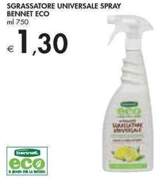Bennet SGRASSATORE UNIVERSALE SPRAY BENNET ECO ml 750 offerta