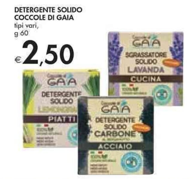 Bennet DETERGENTE SOLIDO COCCOLE DI GAIA g 60 offerta
