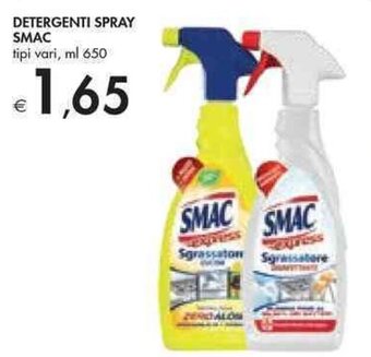 Bennet DETERGENTI SPRAY SMAC tipi vari, ml 650 offerta