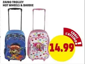 PENNY Hot Wheels & Barbie Zaino Trolley offerta